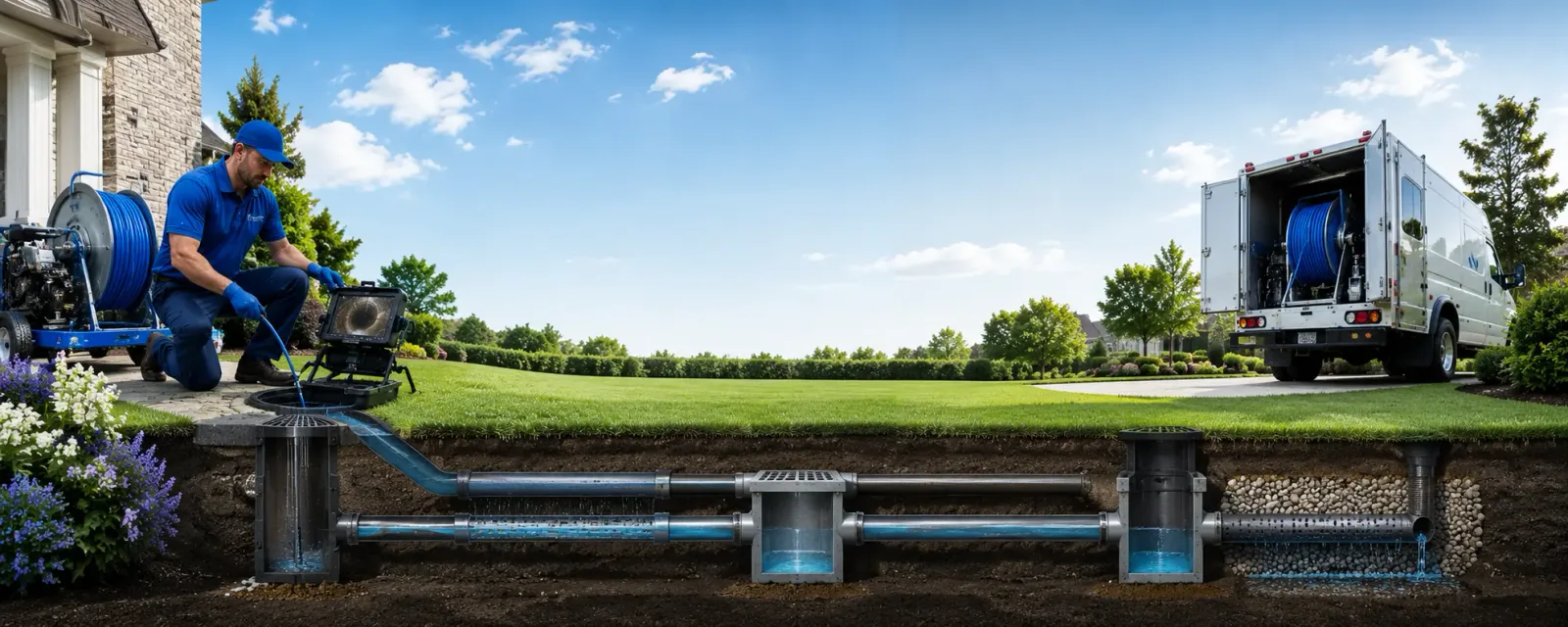 Outdoor drain cleaning information for Abercrombie, ND